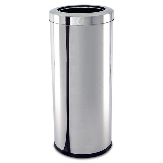 Lixeira Inox Decorline 28 Litros com Aro Brinox Menor preço em Lixeira Inox Decorline 28 Litros com Aro Brinox