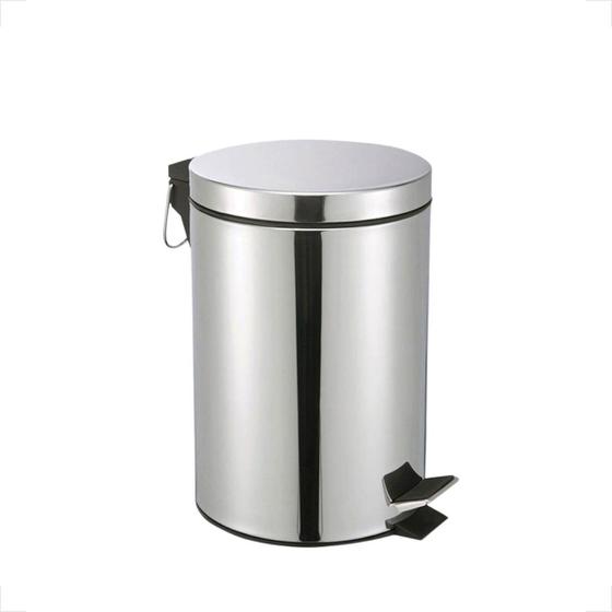 Imagem de Lixeira inox kala 12l c/pedal balde removivel