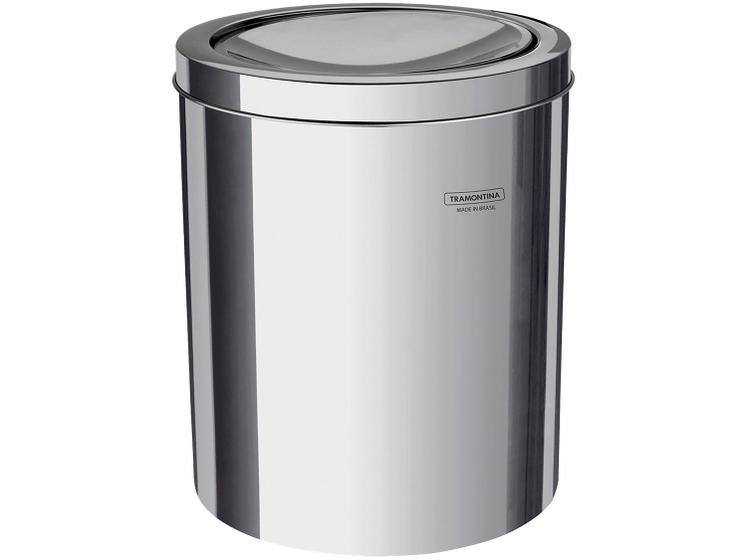 Lixeira Inox para Banheiro com Tampa 5L Menor preço em Lixeira Inox para Banheiro com Tampa 5L