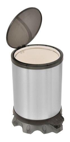 Imagem de Lixeira Inox Tramontina Sofie Inox Scotch Brite Com Pedal