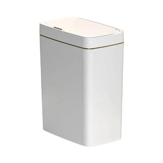 Imagem de Lixeira Inteligente com Sensor de 18L - Lata de Lixo Automática para Banheiro