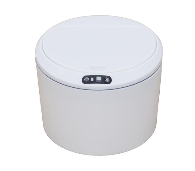 Imagem de Lixeira Inteligente Lixeira Automática Com Sensor 3L Branca