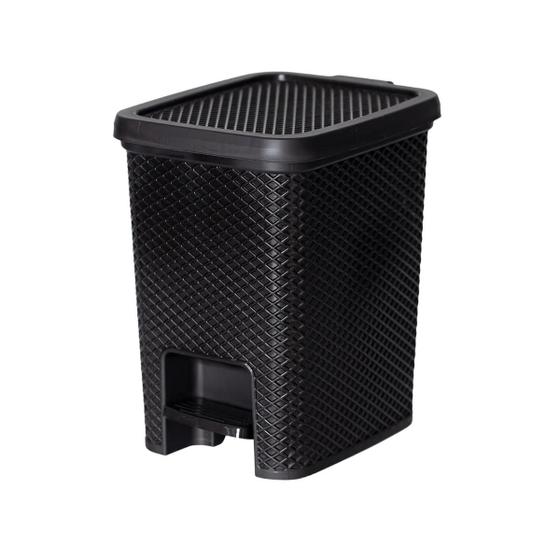 Imagem de Lixeira Linea Cesto de Lixo C/ Pedal Para Quarto Multiuso Decoração 12L