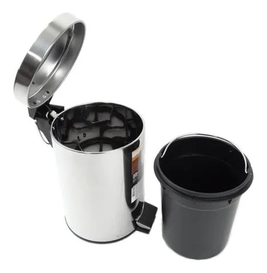 Lixeira Metal Inox 3 LitrosCom Pedal Luxo é boa?