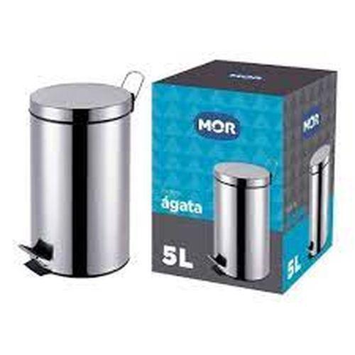 Lixeira Mor Inox 5l Com Pedal Menor preço em Lixeira Mor Inox 5l Com Pedal