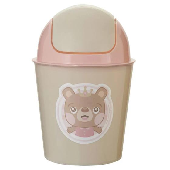 Imagem de Lixeira Multiuso 3L Com Tampa Basculante Baby Usual Utilid.