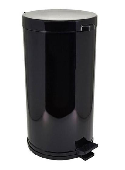 Lixeira Multiuso Com Pedal Cozinha 15L Preta Com Recip. Interno Plástico Menor preço em Lixeira Multiuso Com Pedal Cozinha 15L Preta Com Recip. Interno Plástico