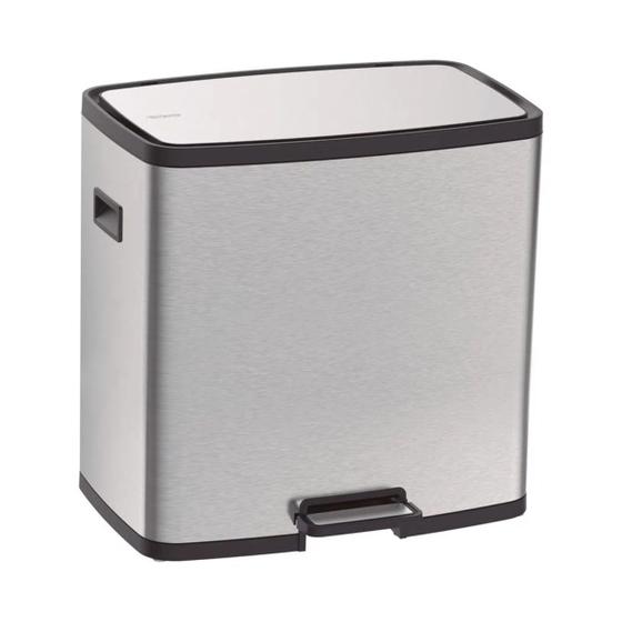 Imagem de Lixeira Octos Inox com 02 Baldes e Pedal 15+15L Tramontina
