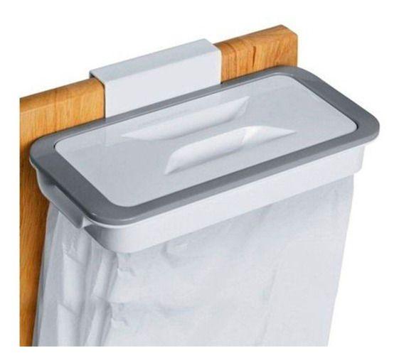 Imagem de Lixeira Para Cozinha Banheiro Cesto P/ Saco De Lixo Prático