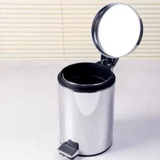 Imagem de Lixeira Pedal Inox 3L