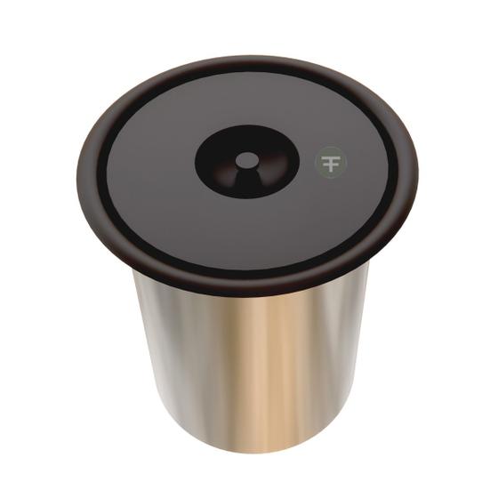 Lixeira Pia Cozinha Embutir Com Tampa Inox 304 5 Litros é boa?
