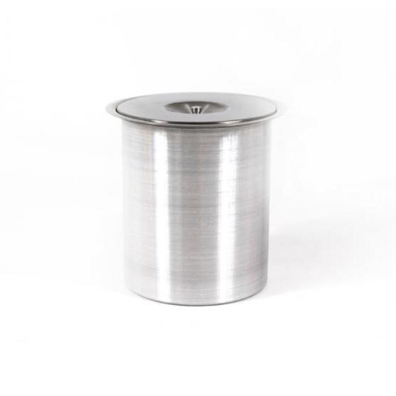 Lixeira Pia Cozinha Embutir Granito Inox Alumínio Luxo 5 Lts - Inovar Metais