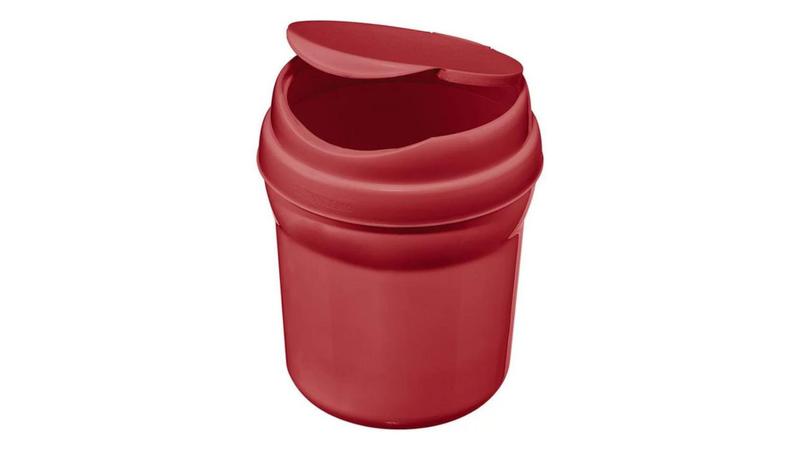 Imagem de Lixeira pia plastico sanremo 2,4l + rodo pia plastico sanremo 14cm