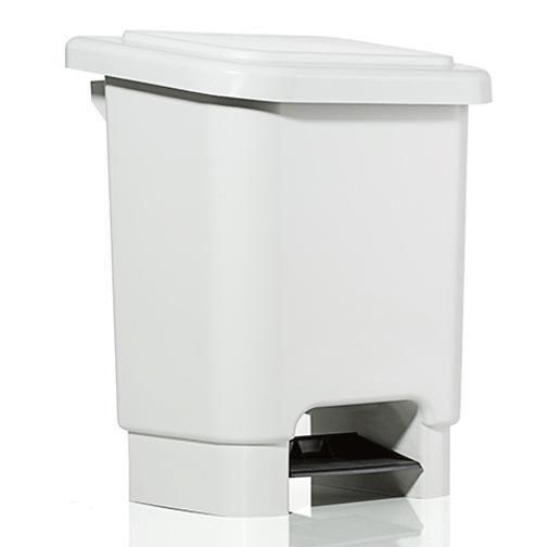 Imagem de Lixeira Plástica Retangular Com Pedal 15 Litros - Preto