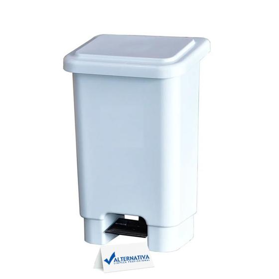 Lixeira plastica super resistente com pedal 50lts Menor preço em Lixeira plastica super resistente com pedal 50lts