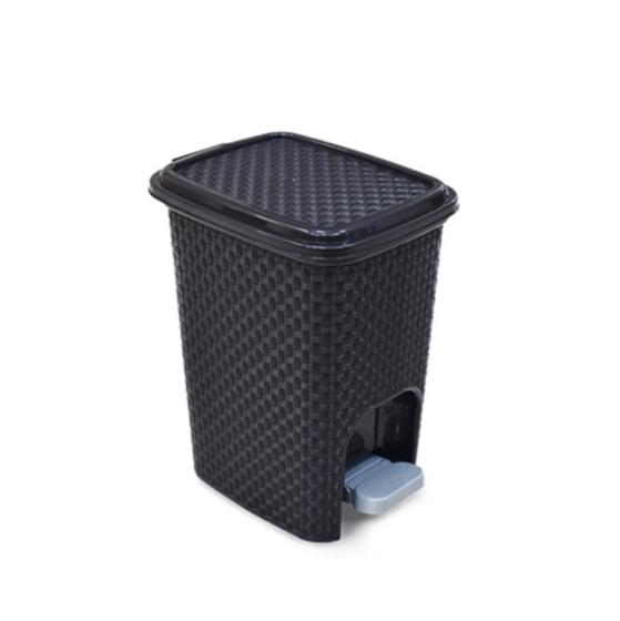 Lixeira rattan 7l preta Menor preço em Lixeira rattan 7l preta