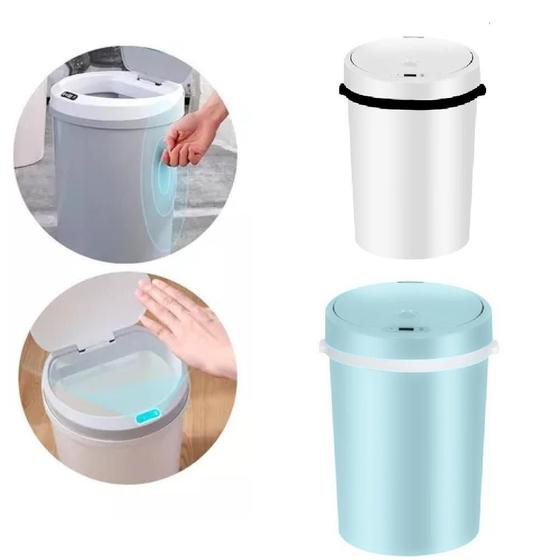 Imagem de Lixeira sensor touch 9 litros um toque de luxo automatica  banheiro