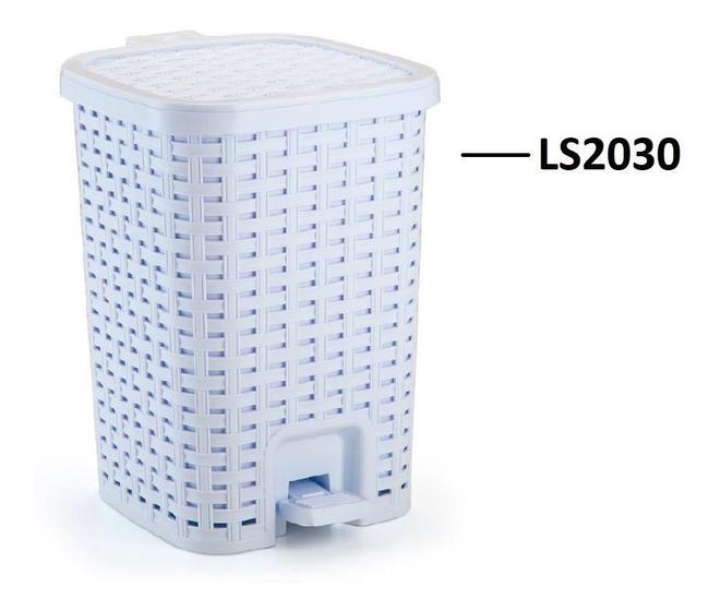 Imagem de Lixeira Smart Pedal Gg 25L - Branca Com Cesto Removivel