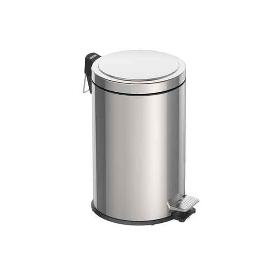 Lixeira tramontina inox polido c/pedal brasil 12l. - 94538/112 Menor preço em Lixeira tramontina inox polido c/pedal brasil 12l. - 94538/112