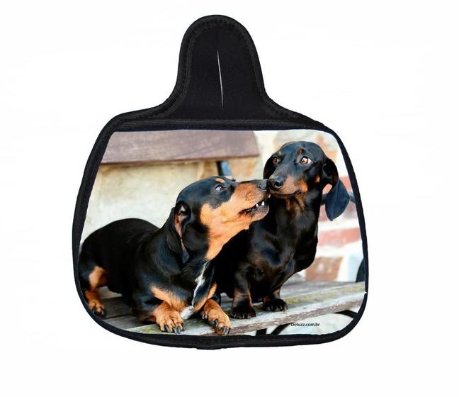 Imagem de Lixo Car, Dachshund Material Neoprene 3MM 30x25CM