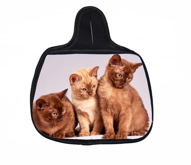 Imagem de Lixo Car, Gato Burmese Material Neoprene 3 mm 30x25