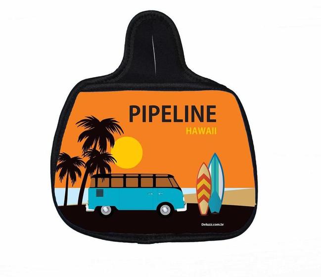 Imagem de Lixo Car Lixeira Carro Neoprene Personalizado Surf Pipeline