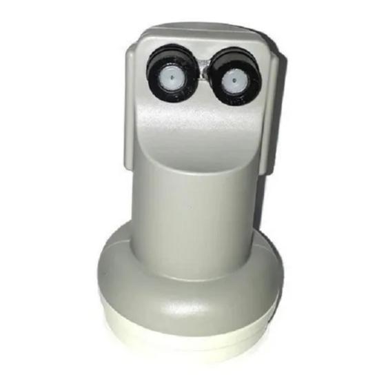 Lnb Duplo Universal Ku Menor preço em Lnb Duplo Universal Ku