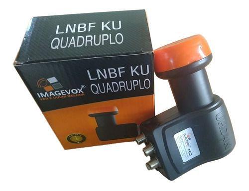Lnb Quadruplo Banda Ku Universal Imagevox 4 Saídas Menor preço em Lnb Quadruplo Banda Ku Universal Imagevox 4 Saídas