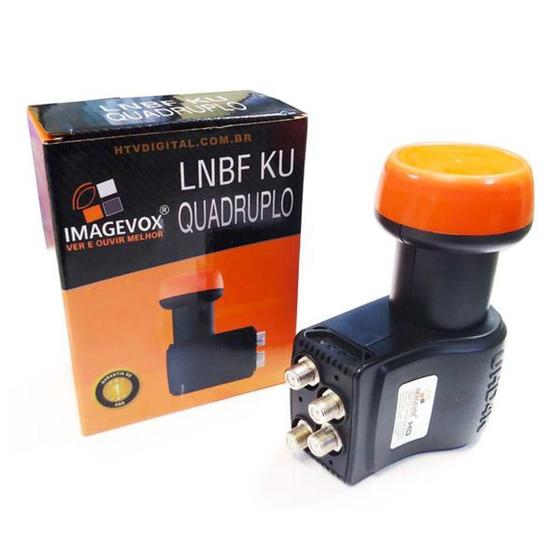 Lnb Quadruplo Full Hd Banda Ku Universal Lnbf 4 Saídas Menor preço em Lnb Quadruplo Full Hd Banda Ku Universal Lnbf 4 Saídas