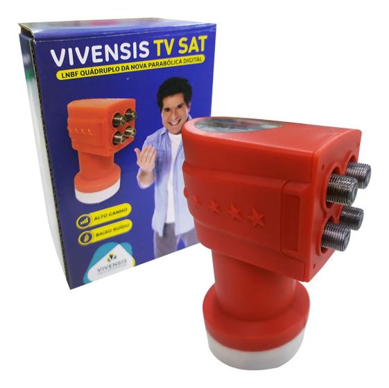 Lnbf Quadruplo Digital Banda Ku 5g Universal - Vivensis Menor preço em Lnbf Quadruplo Digital Banda Ku 5g Universal - Vivensis