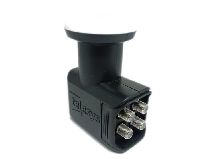 LNBF Universal Banda Ku Quadruplo TeleSystem TS Quad 2 Menor preço em LNBF Universal Banda Ku Quadruplo TeleSystem TS Quad 2