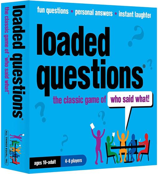 Imagem de Loaded Questions - Jogo Family Friends, azul