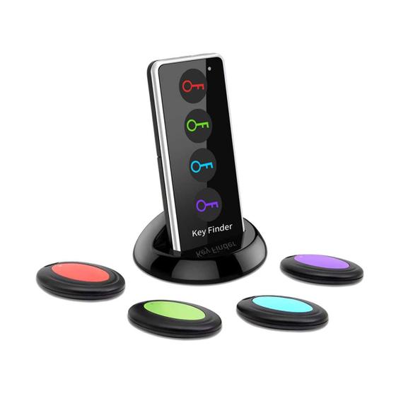 Imagem de Localizador Bluetooth Key Finder Jremreo - Sem Fio com 4 Receptores