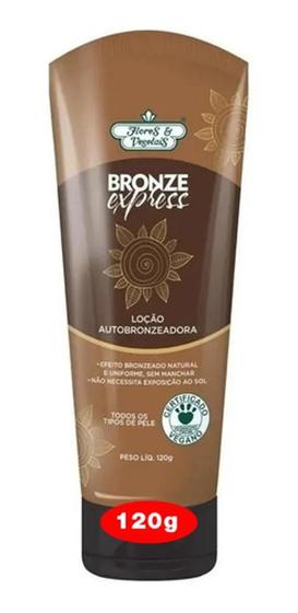 Imagem de Loção Autobronzeadora Bronze Express Flores E Vegetais 120G