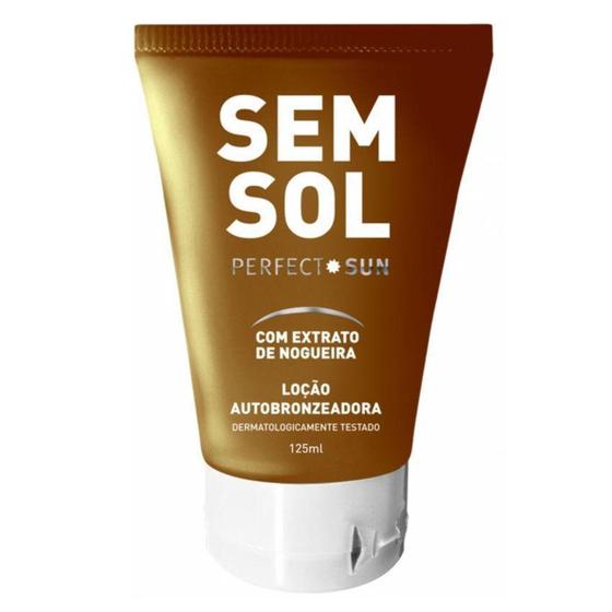 Loção Autobronzeadora SEM SOL Perfect Sun 125ml - Autobronzeador ...