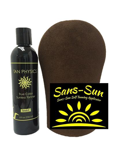 Imagem de Loção Bronzeadora Tan Physics True Color - 240ml com Luva