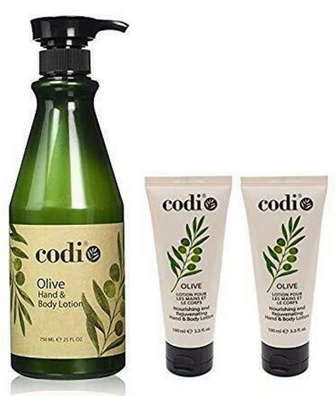 Imagem de Loção CoDi Olive para mãos e corpo 750mL + 2x100mL orgânica