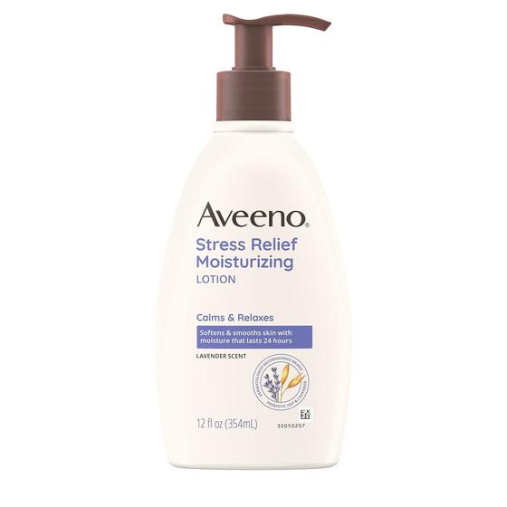 Imagem de Loção corporal Aveeno Stress Relief 350 ml com lavanda e aveia