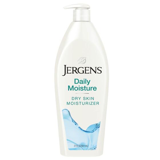 Imagem de Loção corporal Jergens Daily Moisture Dry Skin 621 ml com seda