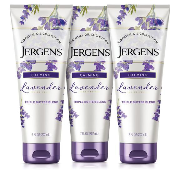 Imagem de Loção corporal Jergens Lavender Body Butter 207ml (pacote com 3)