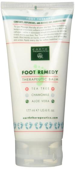 Imagem de Loção cremosa calmante Foot Remedy Balm Earth Therapeutics