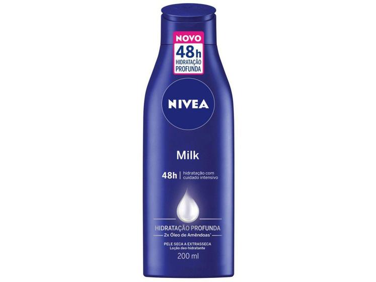 Loção Deo-Hidratante Corporal Nivea Milk - Hidratação Profunda 200ml é boa?