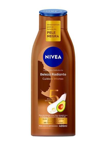 Imagem de Loção Deo Hidratante Nivea Beleza Radiante Cuidado Intenso