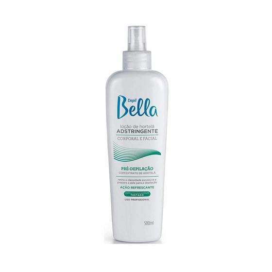 Loção Depil Bella Adstringente De Hortelã 500ml Imagem de Loção Depil Bella Adstringente De Hortelã 500ml