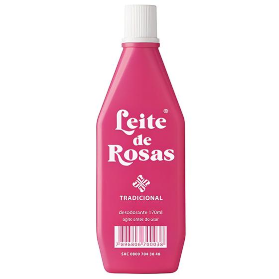 Imagem de Loção Desodorante Leite de Rosas 170ml