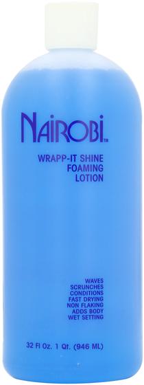 Imagem de Loção Espumante Nairobi Wrapp It Shine - Agente de Modelagem de Cabelo (960ml)