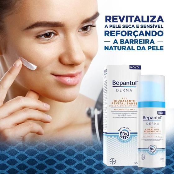 Loção Facial Diária Bepantol Derma Hidratação Intensa FPS25 50g ...