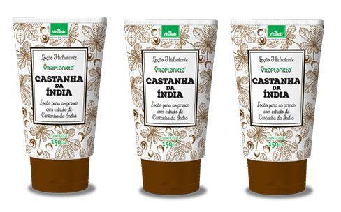 Imagem de Locao Hidratante Castanha Da India 150ml Pernas 3unidades