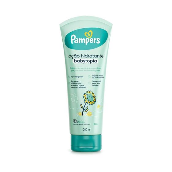 Imagem de Loção Hidratante Corporal Babytopia Infantil 200ml - Pampers