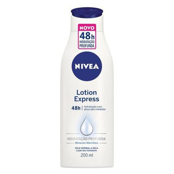 Imagem de Loção Hidratante Corporal Nivea Lotion Express Pele Normal a Seca 200ML